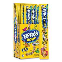 Nestle Nerds Rope Candy, Tropical, 0.92 oz Bag, 24/Carton