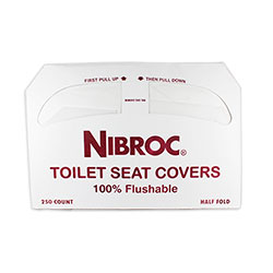 Nibroc Half Size Toilet Seat Covers