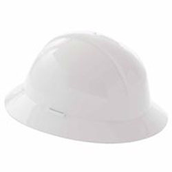 North Safety Products Everest Hard Hats, 6 Point Nylon, White