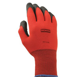 North Safety Products Northflex Red Nylon/foamPVC Glove 8m 15 Gauge