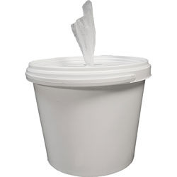 NPS Spill Control Wipes Kit Bucket - 300 Sheets/Roll - White Per Bucket - 300 / Each