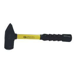 Nupla Blacksmiths' Cross Pein Sledge Hammer, 4 lb, 14 in Classic Fiberglass Handle, SG