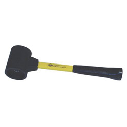 Nupla SPS Composite Soft Face Hammers, 1 lb Head, 1 1/2 in Dia., Yellow