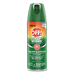 OFF! Deep Woods Insect Repellent, 6 oz Aerosol Spray, 12/Carton