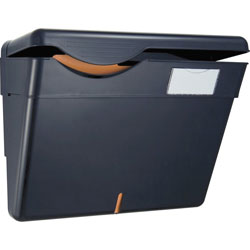 Officemate Hipaa Security Wall File, 10.25" x 5.33" x 13.75", Black
