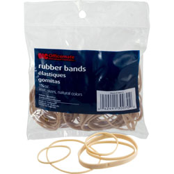 Officemate Rubber Bands, 1-3/8 oz., Assorted Sizes, Natural