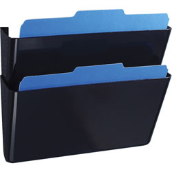 Officemate Wall File, Wall Mountable, Black
