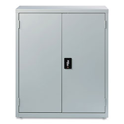 OIF Storage Cabinets, 3 Shelves, 36 in x 18 in x 42 in, Light Gray
