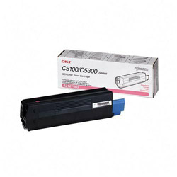 Okidata High Yield Toner Cartridge for C5100, C5150, C5200, C5300, C5400, Magenta