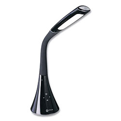 OttLite Wellness Series Swerve LED Desk Lamp, 23.25 in High, Black