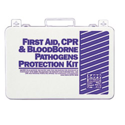 Pac-Kit 36 Unit Steel First Aid Kits, Weatherproof Steel, Wall Mount