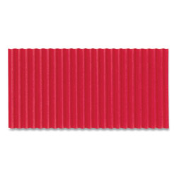 Pacon Corobuff Corrugated Paper Roll, 48 in x 25 ft, Flame Red