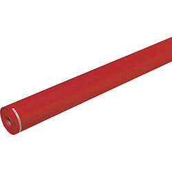 Pacon Flame-Retardant Paper - Classroom, Office, Mural, Banner, Bulletin Board - 48 inWidth x 100 ft Length - 1 Roll - Cherry Red
