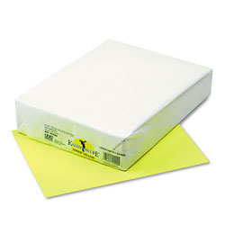 Pacon Kaleidoscope Multipurpose Colored Paper, 24lb, 8.5 x 11, Hyper Yellow, 500/Ream