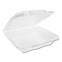 Pactiv Foam 8H Heavy Supermarket Tray White, 10.5 Length x 8.25 Width | 400/Case
