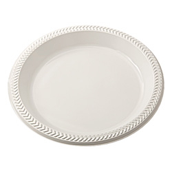 Pactiv Meadoware® OPS Dinnerware, Plate, 10.25 in Diameter, Black, 500/Carton