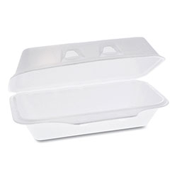 Pactiv Lightweight Foam School Trays, 5-Compartment, 8.25 x 10.5 x 1, White, 500/Carton