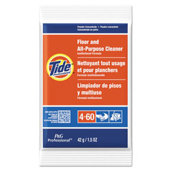 Tide Professional Floor and All Purpose Cleaner, 1.5 oz. Packets, 100/Case