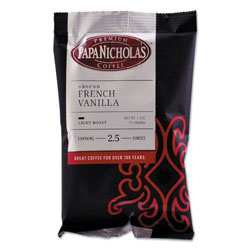 PapaNicholas Premium Coffee, French Vanilla, 18/Carton