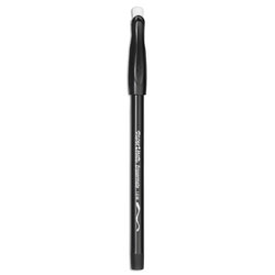 Papermate® Eraser Mate Stick Ballpoint Pen, Black Barrel/Ink, Med Pt, 1.0 Mm