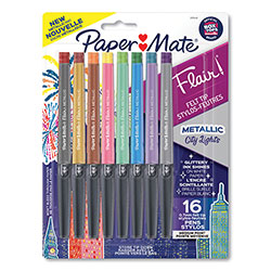 Papermate® Flair Metallic Color Felt Tip Pens