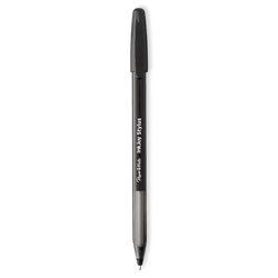 Papermate® InkJoy 100 Stick Ballpoint Pen/Stylus, Medium 1mm, Black Ink/Barrel, Dozen