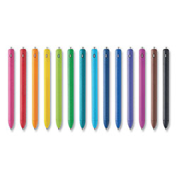 Papermate® InkJoy Gel Pen, Retractable, Fine 0.5 mm, Assorted Ink and Barrel Colors, 14/Pack