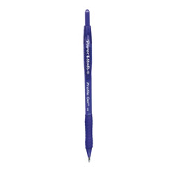 Papermate® Profile Retractable Gel Pen, Bold 1.0 mm, Blue Ink, Translucent Blue Barrel, Dozen
