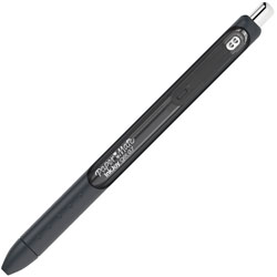 Papermate® Retractable Gel Pens, .7mm, 10/PK, Black Barrel/Ink