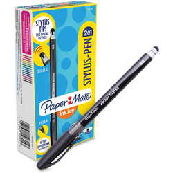 Papermate® Stylus Ballpoint Pen, 1.0mm, Black