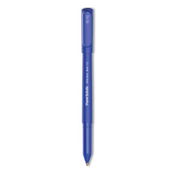 Papermate® Write Bros. Ballpoint Pen, Bold 1.2 mm, Blue Ink/Barrel, Dozen