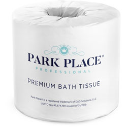 Park Place Convert. 2-ply Bath Tissue Rolls - 2 Ply - 420 Sheets/Roll - White - Embossed - For Bathroom - 24 Rolls Per Carton - 24 / Carton