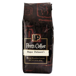 Peet's Bulk Coffee, Major Dickason's Blend, Ground, 1 lb Bag