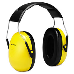 Peltor Optime 98 H9A Earmuffs, 25 dB NRR, Yellow/Black