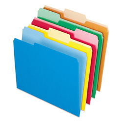Pendaflex Interior File Folders, 1/3-Cut Tabs, Letter Size, Assortment 2, 100/Box (ESS421013ASST)