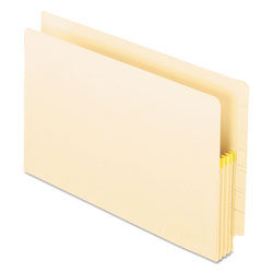 Pendaflex Manila Drop Front Shelf File Pockets, 3.5 in Expansion, 25 Sections, Legal Size, Manila, 25/Box