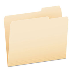 Pendaflex Manila File Folders, 1/3-Cut Tabs, Right Position, Letter Size, 100/Box (ESS752133)