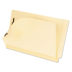Pendaflex Manila Laminated End Tab Folders with Two Fasteners, Straight Tab, Legal Size, 11 pt. Manila, 50/Box (ESS13220)