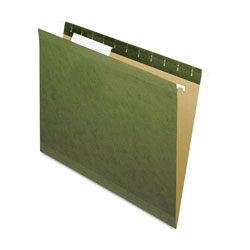 Pendaflex Reinforced Hanging File Folders, Letter Size, 1/3-Cut Tab, Standard Green, 25/Box (ESS415213)