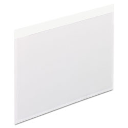 Pendaflex Self-Adhesive Pockets, 4 x 6, Clear Front/White Backing, 100/Box