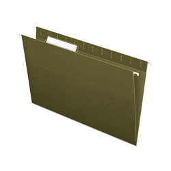 Pendaflex Standard Green Hanging Folders, Legal Size, 1/3-Cut Tab, Standard Green, 25/Box (ESS81621)