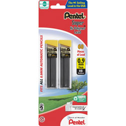 Pentel .9mm Lead Refills, HB, Pack of 60 (PENC29BPHB2)