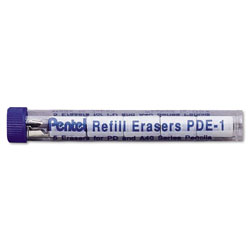 Pentel Eraser Refill for Pentel PD and A40 Mechanical Pencils, 5/Tube