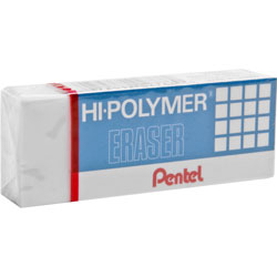 Pentel Hi Polymer® Eraser, Medium Size