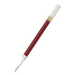 Pentel Refill for Pentel EnerGel Retractable Liquid Gel Pens, Conical Tip, Bold Point, Red Ink (PENLR10B)