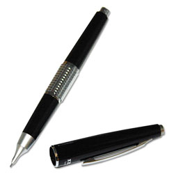 Pentel Sharp Kerry Mechanical Pencil, 0.5 mm, HB (#2.5), Black Lead, Black Barrel (PENP1035A)