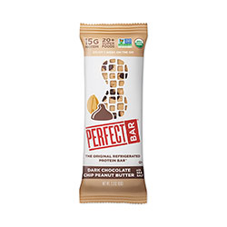 Perfect Bar® Refrigerated Protein Bar, Dark Chocolate Peanut Butter with Sea Salt, 2.3 oz Bar, 16 Count