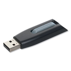 Verbatim Store 'n' Go V3 USB 3.0 Drive, 8 GB, Black/Gray