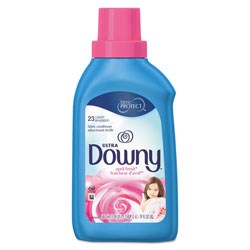Downy Ultra Fabric Softener, April Fresh Scent, 19 oz. Bottle (23 loads), 6/Case, 138 Loads Total