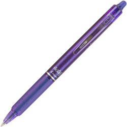 Pilot Retractable Gel Pens, Erasable, Medium Point, Purple Ink